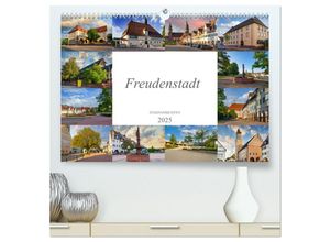 9783435000425 - Freudenstadt Stadtansichten (hochwertiger Premium Wandkalender 2025 DIN A2 quer) Kunstdruck in Hochglanz