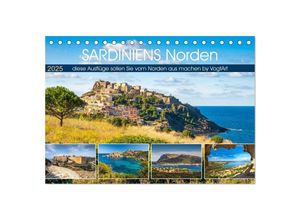 9783435000685 - Sardiniens Norden (Tischkalender 2025 DIN A5 quer) CALVENDO Monatskalender