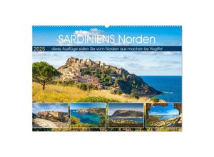 9783435001286 - Sardiniens Norden (Wandkalender 2025 DIN A2 quer) CALVENDO Monatskalender