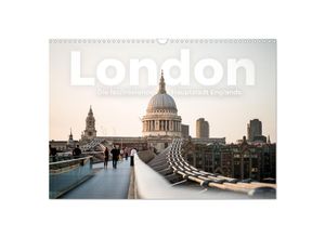 9783435001644 - London - Die faszinierende Hauptstadt Englands (Wandkalender 2025 DIN A3 quer) CALVENDO Monatskalender