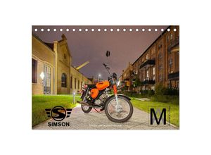 9783435001842 - Simson S51c (Tischkalender 2025 DIN A5 quer) CALVENDO Monatskalender