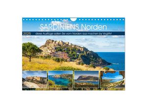 9783435001880 - Sardiniens Norden (Wandkalender 2025 DIN A4 quer) CALVENDO Monatskalender