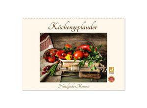 9783435002450 - Küchengeplauder - Nostalgische Momente (Wandkalender 2025 DIN A2 quer) CALVENDO Monatskalender