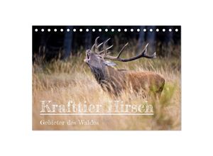 9783435002962 - Krafttier Hirsch (Tischkalender 2025 DIN A5 quer) CALVENDO Monatskalender