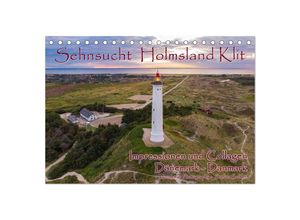 9783435003457 - Sehnsucht Holmsland Klit - Impressionen und Collagen (Tischkalender 2025 DIN A5 quer) CALVENDO Monatskalender