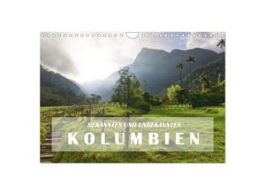 9783435003549 - BEKANNTES UND UNBEKANNTES KOLUMBIEN (Wandkalender 2025 DIN A4 quer) CALVENDO Monatskalender