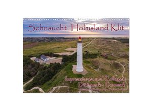 9783435004096 - Sehnsucht Holmsland Klit - Impressionen und Collagen (Wandkalender 2025 DIN A3 quer) CALVENDO Monatskalender