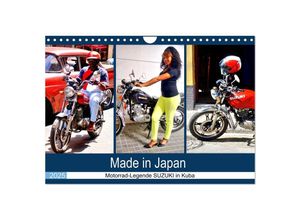 9783435005611 - Made in Japan - Motorrad-Legende Suzuki in Kuba (Wandkalender 2025 DIN A4 quer) CALVENDO Monatskalender