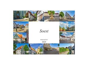 9783435009442 - Soest Impressionen (Wandkalender 2025 DIN A2 quer) CALVENDO Monatskalender