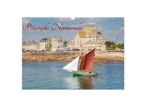 9783435009480 - Pittoreske Normandie (Wandkalender 2025 DIN A3 quer) CALVENDO Monatskalender