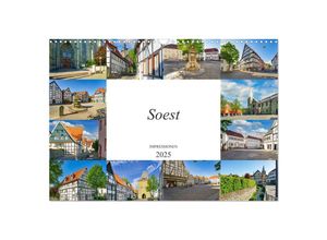 9783435009879 - Soest Impressionen (Wandkalender 2025 DIN A3 quer) CALVENDO Monatskalender