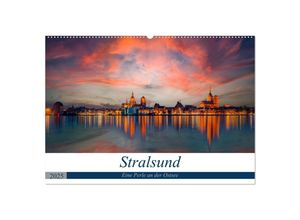 9783435010615 - Stralsund Eine Perle an der Ostsee (Wandkalender 2025 DIN A2 quer) CALVENDO Monatskalender