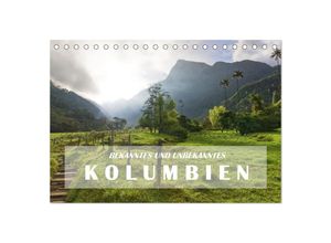 9783435011438 - BEKANNTES UND UNBEKANNTES KOLUMBIEN (Tischkalender 2025 DIN A5 quer) CALVENDO Monatskalender