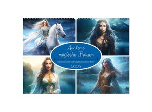 9783435012466 - Avalons magische Frauen Geheimnisvolle und Sagenumwobene Insel (Wandkalender 2025 DIN A2 quer) CALVENDO Monatskalender