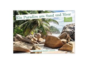 9783435013036 - Ein Paradies aus Sand und Meer (Wandkalender 2025 DIN A2 quer) CALVENDO Monatskalender