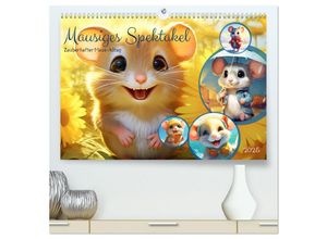 9783435013098 - Mausiges Spektakel Zauberhafter Maus-Alltag (hochwertiger Premium Wandkalender 2025 DIN A2 quer) Kunstdruck in Hochglanz