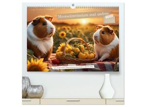 9783435013388 - Meerschweinchen mal anders! (hochwertiger Premium Wandkalender 2025 DIN A2 quer) Kunstdruck in Hochglanz