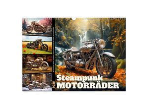 9783435014224 - Steampunk Motorräder (Wandkalender 2025 DIN A3 quer) CALVENDO Monatskalender