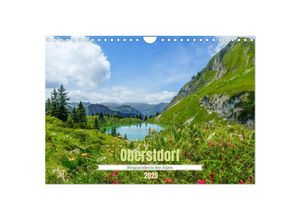 9783435014675 - Oberstdorf - Bergparadies in den Alpen (Wandkalender 2025 DIN A4 quer) CALVENDO Monatskalender