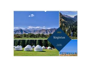 9783435015191 - Kirgistan - Traumhafte Landschaften (Wandkalender 2025 DIN A2 quer) CALVENDO Monatskalender