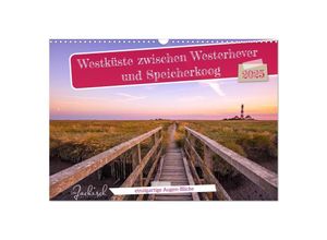 9783435015436 - Westküste zwischen Westerhever und Speicherkoog (Wandkalender 2025 DIN A3 quer) CALVENDO Monatskalender