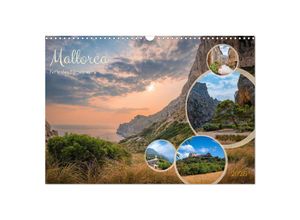 9783435015443 - Mallorca - Perle des Mittelmeers (Wandkalender 2025 DIN A3 quer) CALVENDO Monatskalender