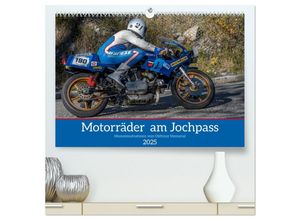 9783435015689 - Motorräder am Jochpass (hochwertiger Premium Wandkalender 2025 DIN A2 quer) Kunstdruck in Hochglanz