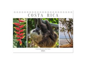 9783435016457 - Costa Rica - unterwegs mit Julia Hahn (Tischkalender 2025 DIN A5 quer) CALVENDO Monatskalender