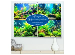 9783435017522 - Pflanzen im Süßwasseraquarium Gartenkunst im Fischbecken (hochwertiger Premium Wandkalender 2025 DIN A2 quer) Kunstdruck in Hochglanz