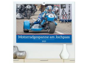 9783435017645 - Motorradgespanne am Jochpass (hochwertiger Premium Wandkalender 2025 DIN A2 quer) Kunstdruck in Hochglanz