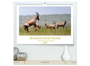 9783435017720 - Ein Lächeln für die Tierwelt (hochwertiger Premium Wandkalender 2025 DIN A2 quer) Kunstdruck in Hochglanz