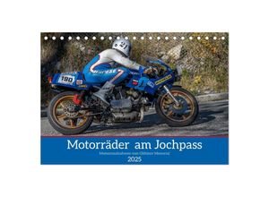 9783435018116 - Motorräder am Jochpass (Tischkalender 2025 DIN A5 quer) CALVENDO Monatskalender