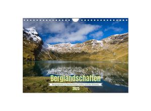 9783435019144 - Berglandschaften - Deutschland Italien und Schweiz (Wandkalender 2025 DIN A4 quer) CALVENDO Monatskalender