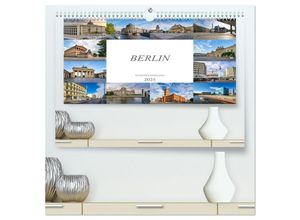 9783435019281 - Berlin Stadtspaziergang (hochwertiger Premium Wandkalender 2025 DIN A2 quer) Kunstdruck in Hochglanz