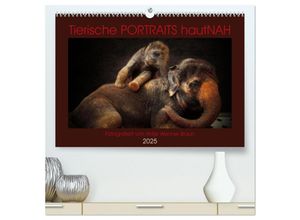 9783435019830 - Tierische PORTRAITS hautNAH (hochwertiger Premium Wandkalender 2025 DIN A2 quer) Kunstdruck in Hochglanz