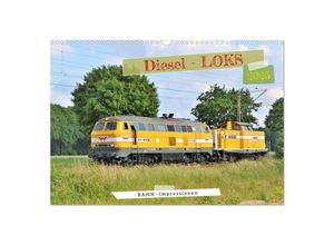 9783435020102 - Diesel-Loks (Wandkalender 2025 DIN A3 quer) CALVENDO Monatskalender