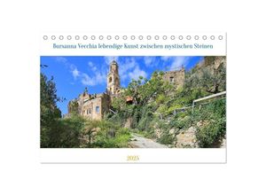 9783435020140 - Bussana Vecchia lebendige Kunst zwischen mystischen Steinen (Tischkalender 2025 DIN A5 quer) CALVENDO Monatskalender