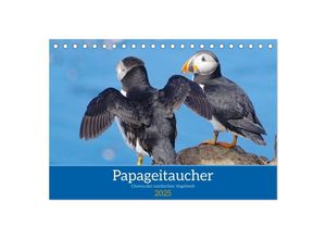 9783435020249 - Papageitaucher - Clowns der nordischen Vogelwelt (Tischkalender 2025 DIN A5 quer) CALVENDO Monatskalender