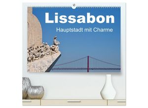 9783435022090 - Lissabon - Hauptstadt mit Charme (hochwertiger Premium Wandkalender 2025 DIN A2 quer) Kunstdruck in Hochglanz