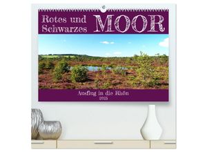 9783435022168 - Rotes und Schwarzes Moor (hochwertiger Premium Wandkalender 2025 DIN A2 quer) Kunstdruck in Hochglanz