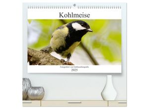 9783435022656 - Kohlmeise - Fotografiert von Ostfriesenfotografie (hochwertiger Premium Wandkalender 2025 DIN A2 quer) Kunstdruck in Hochglanz