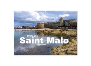 9783435024599 - Bretagne - Saint Malo (Wandkalender 2025 DIN A2 quer) CALVENDO Monatskalender