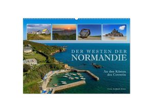 9783435025046 - Der Westen der Normandie - An den Küsten des Cotentin (Wandkalender 2025 DIN A2 quer) CALVENDO Monatskalender