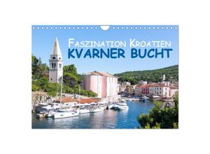 9783435026524 - Faszination Kroatien - Kvarner Bucht (Wandkalender 2025 DIN A4 quer) CALVENDO Monatskalender