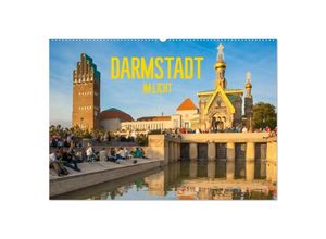 9783435026616 - Darmstadt im Licht (Wandkalender 2025 DIN A2 quer) CALVENDO Monatskalender