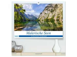 9783435027712 - Malerische Seen im bayerischen Voralpenland (hochwertiger Premium Wandkalender 2025 DIN A2 quer) Kunstdruck in Hochglanz