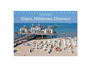 9783435028191 - Ostseeinseln Rügen Hiddensee Ummanz (Tischkalender 2025 DIN A5 quer) CALVENDO Monatskalender