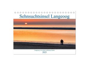 9783435028269 - Sehnsuchtinsel Langeoog (Tischkalender 2025 DIN A5 quer) CALVENDO Monatskalender