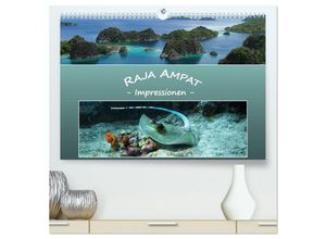 9783435028672 - Raja Ampat - Impressionen (hochwertiger Premium Wandkalender 2025 DIN A2 quer) Kunstdruck in Hochglanz