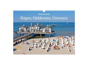 9783435028788 - Ostseeinseln Rügen Hiddensee Ummanz (Wandkalender 2025 DIN A3 quer) CALVENDO Monatskalender